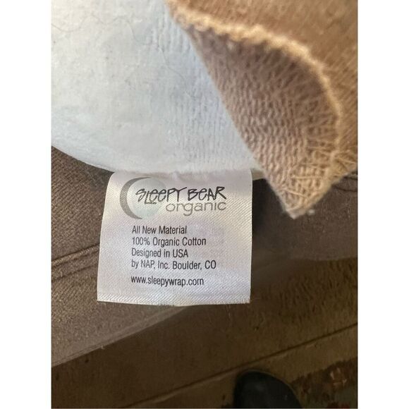 Rare Sleepy Bear Sleepy Wrap Organic Mama & Baby Bears Wrapped EUC - Picture 7 of 9